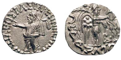Indo-Greek, Azes I, c.57-35 B.C.