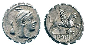 L. Papius, 79 B.C. boar symbol