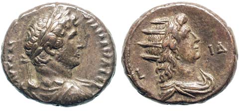 Alexandria, Hadrian tet- rv. Helios