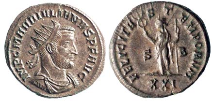 Julian I of Pannonia, usurper, 284 A.D.