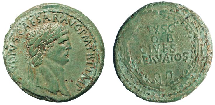 Claudius, 41-54 A.D. sestertius