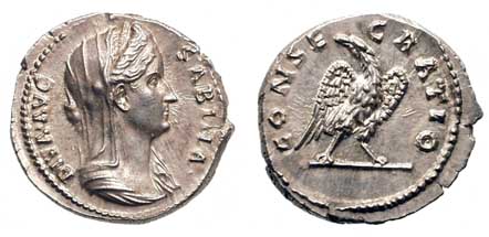 Diva Sabina, c.138 A.D.