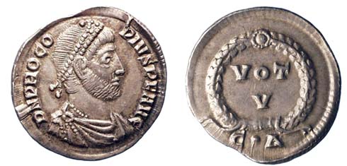 Procopius, 365-366 A.D. ex: Niggeler