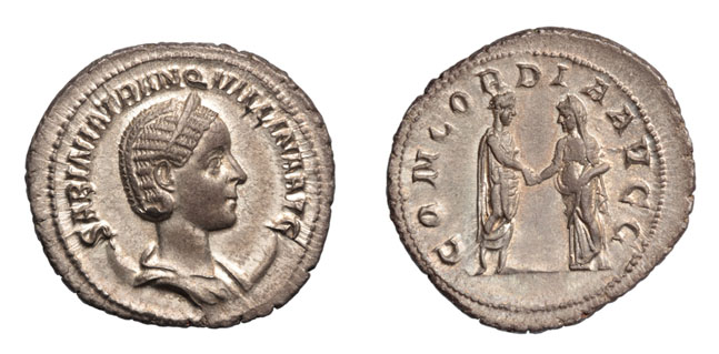 Tranquillina, wife of Gordian III, c.241 A.D.