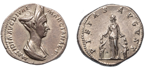 Matidia, daughter of Marciana, c. 112-117 A.D.