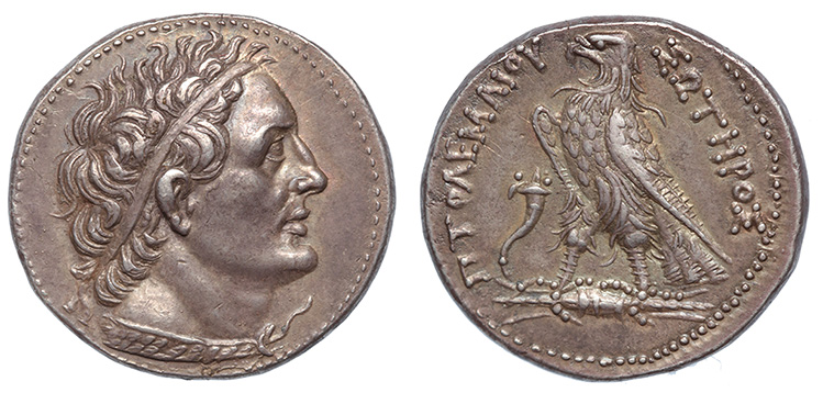 Egypt, Ptolemy III, 246-221 B.C. pedigreed