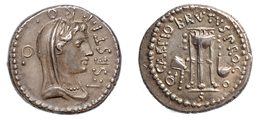 Marcus Junius Brutus , c.42 B.C.