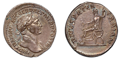 Trajan, 98-117 A.D.  ex: Sternberg