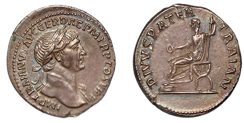 Trajan, 98-117 A.D. ex: Sternberg
