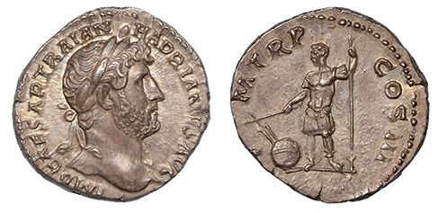 Hadrian, 117-138 A.D. ex: Sternberg