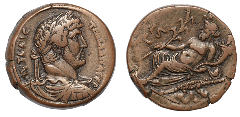 Alexandria, Hadrian, 117-138 A.D. ex: Heifetz