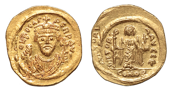 Focas, 602-610 A.D. Consular robes