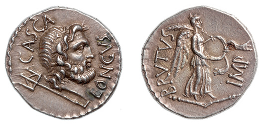 Brutus Imperator and Casca Longus, 42 B.C. 