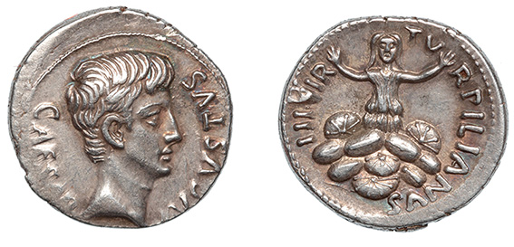 Augustus, 27 B.c. -14 A.D. Rv. Tarpeia