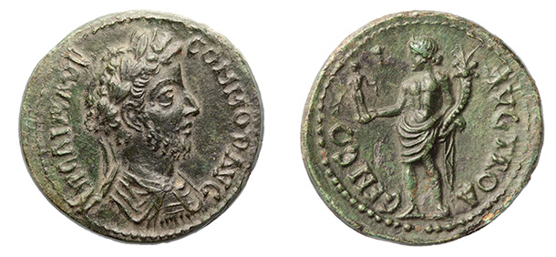 Troas, Alexandria, Commodus, 177-192 A.D.