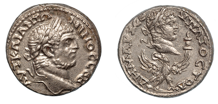 Caracalla, 198-217 A.D., Judaea, Neapolis