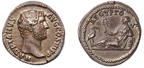 Hadrian, 117-138 A.D. Rev. AEGYPTO