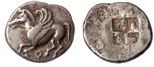 Corinth, archaic stater, ex: Spink