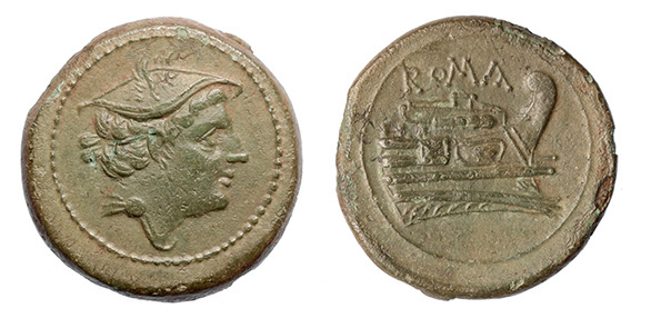 Rome, Anonymous, AE Struck Semuncia