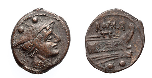 Sardinia, Anonymous, AE Struck Sextans