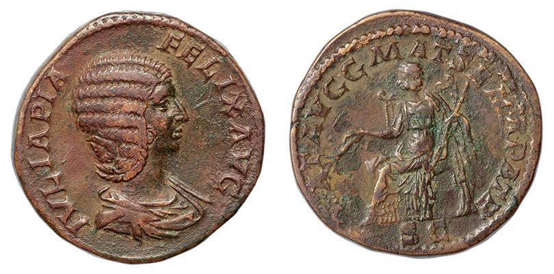 Julia Domna, wife of Septimius Severus, 198-217 