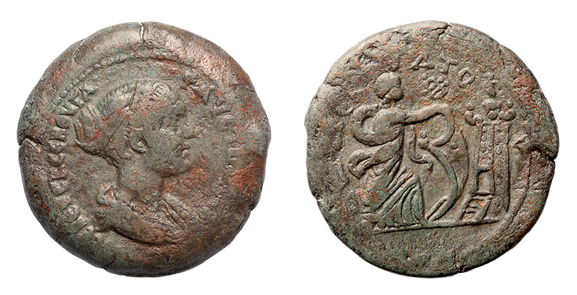 Alexandria, Faustina II, Rev. Lighthouse, ex: Datt