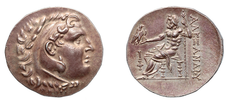 Macedonian Kings, Alexander III, dated issue