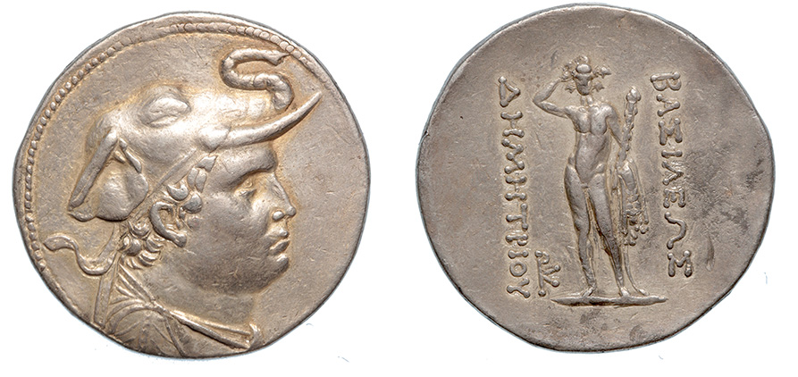 Baktria, Demetrios I, c.200-185 B.C.