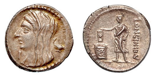 Lucius Cassius Longinus, 60 B.C.  Voting scene