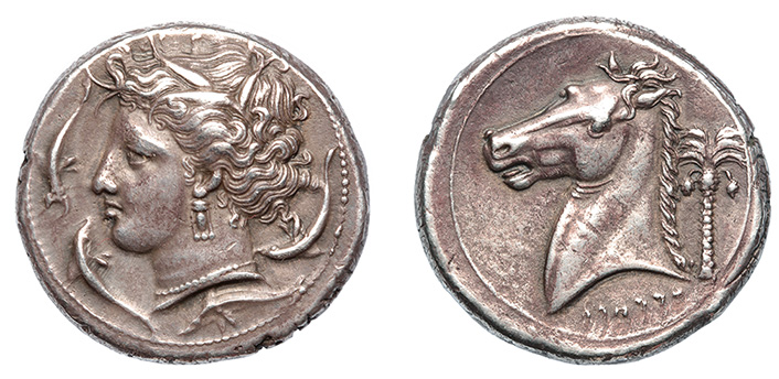 Siculo-Punic, Entella, Ex: White, Ars Classica, et