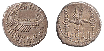 Marc Antony, Legionary denarius