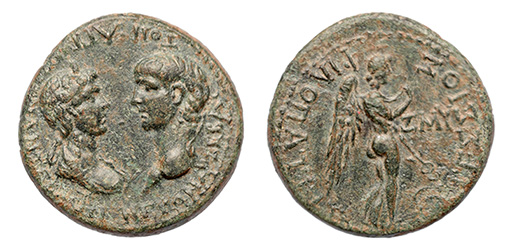 Ionia, Smyrna, Nero and Agrippina Jr. , 54-68 A.D.