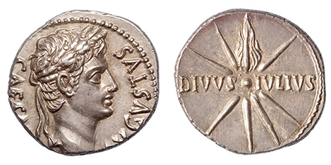 Augustus,27 B.C.-14 A.D. Comet type