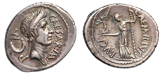 Julius Caesar, 44 B.C.  Ex: Tolstoy collection