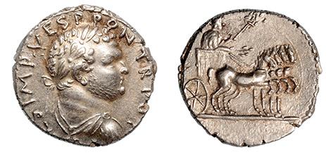 Titus, 79-81 A.D.   Judaea victory type