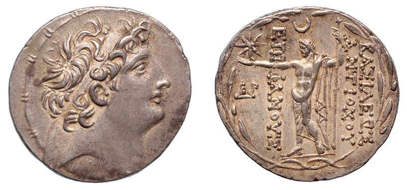 Antiochos VIII, 121-96 B.C. 