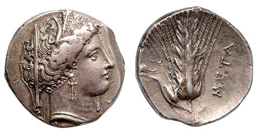 Italy, Lucania, Metapontum, Ex: Pozzi, et al.