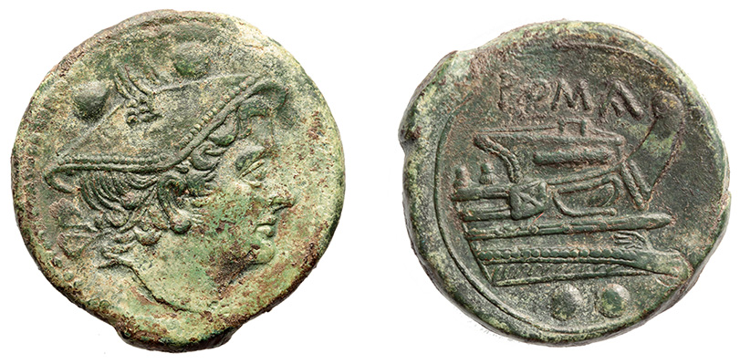 Rome, Anonymous, Struck Sextans