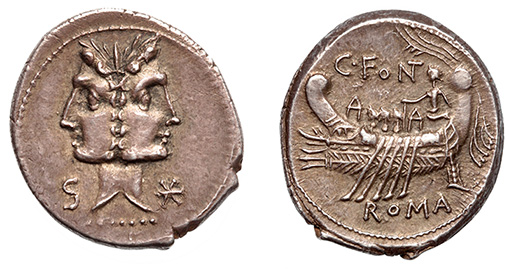 C. Fonteius, c.114-113 B.C. ex: Haeberlin