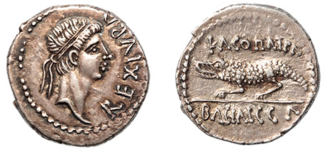 Kings of Mauretaina, Juba II with Cleopatra Selene