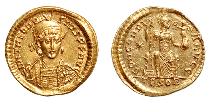 Theodosius II, 402-450 A.D.  Thessalonica