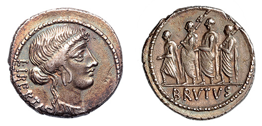 Marcus Junius Brutus, 54 B.C.