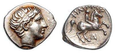 Macedonian Kings, Philip II, 359-336 B.C.
