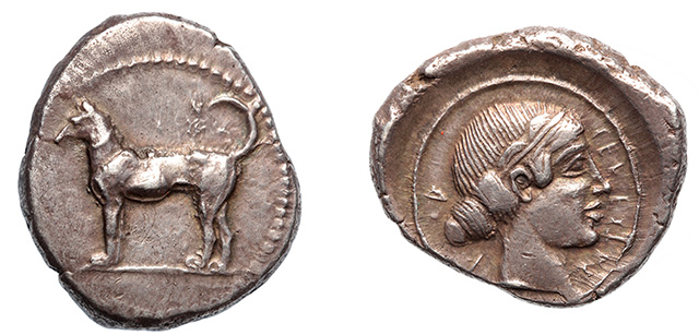 Sicily, Segesta, ex: Hirmer/Kraay plate coin