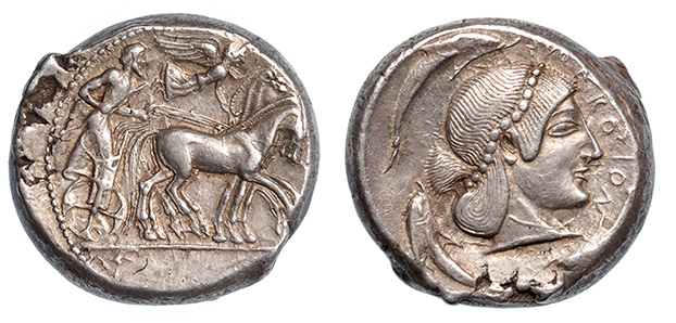 Sicily, Syracuse, ex: Kricheldorf 1959.