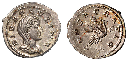 Diva Paulina, wife of Maximinus I, 235-238 A.D.