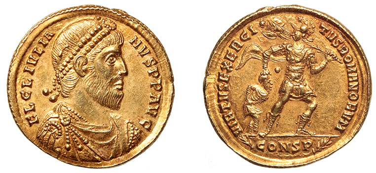 Julian II, 360-363 A.D. pedigreed to 2005