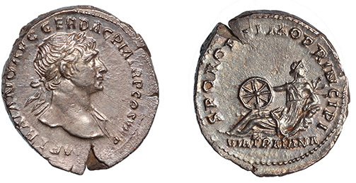 Trajan, 98-117 A.D.  Via Traiana