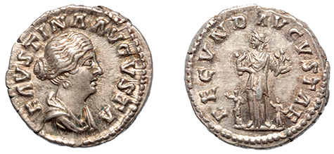 Faustina II, wife of Marcus Aurelius, 147-176 A.D.
