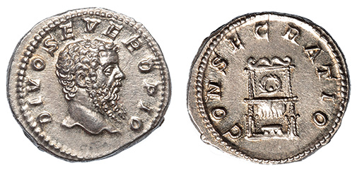 Septimius Severus, 193-211 A.D. Divus issue